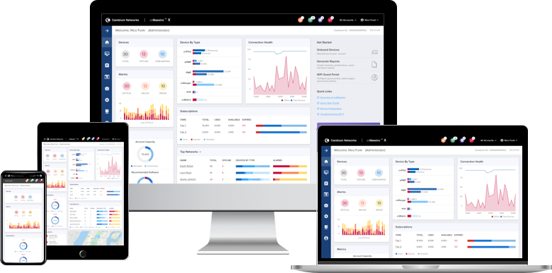 cnMaestro X Screen