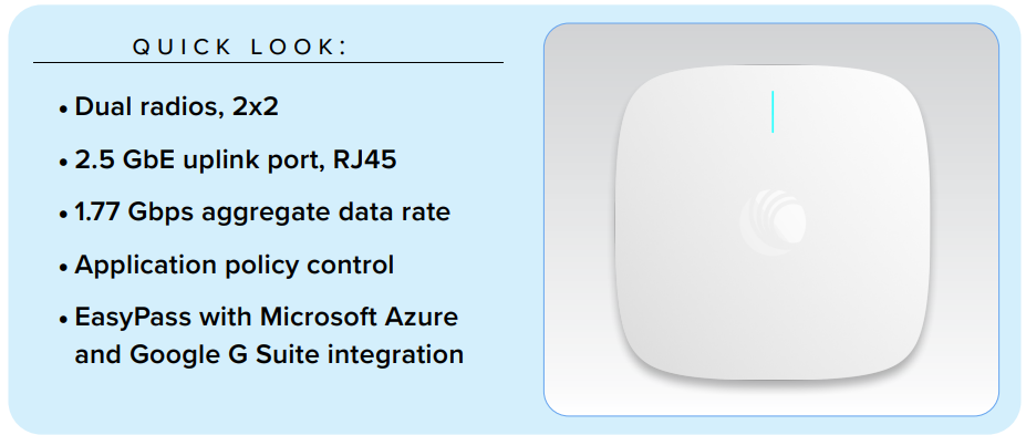 Enterprise Wi-Fi features